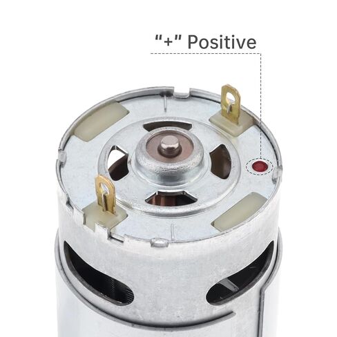 2 Pack RS550 DC Motor 24V 25000RPM High Speed Drive Motor Replacement Electric Car Motors for Kid's Ride on Car Engine Upgrade with 8-19Teeth Gears in Saudi Arabia