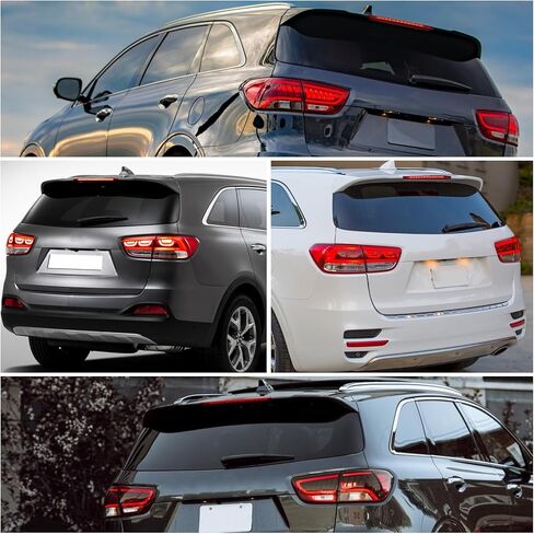 Red LED 3rd Third Brake Light for Kia Sorento 2016-2020 | Rear Center tail light High Mount Stop Lamp Assembly | Plug & Play Installation - Direct Replacement Part# 92700-C5000 in Kuwait