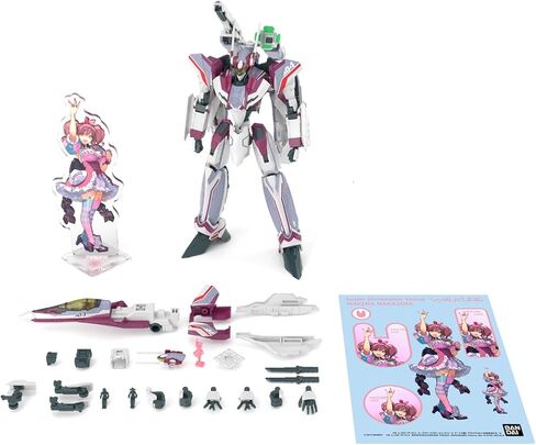 Bandai Hobby - Macross Delta - VF-31C Siegfried (Mirage Farina Jenius use) Deluxe Set HG 1/100 Model Kit in Kuwait