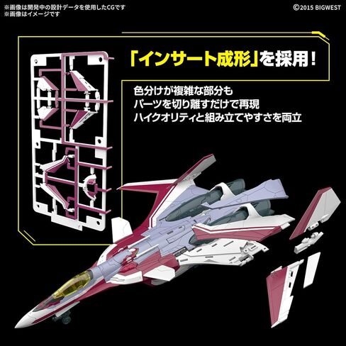 Bandai Hobby - Macross Delta - VF-31C Siegfried (Mirage Farina Jenius use) Deluxe Set HG 1/100 Model Kit in Kuwait