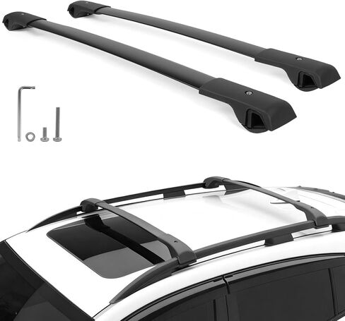 قضبان متقاطعة لرف السقف لـ 2018-2023 Subaru Crosstrek & 2017-2023 Impreza Accessories، 165 رطل من الألومنيوم لرف السقف للتخزين للدراجات، الكاياك، صندوق الشحن، حامل البضائع، لوح التزلج in Kuwait