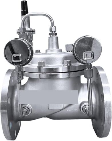 304 stainless steel 500X thickened adjustable pressure maintaining pressure relief valve pressure stabilizing control valve(304国标大体DN200 长392) in Saudi Arabia