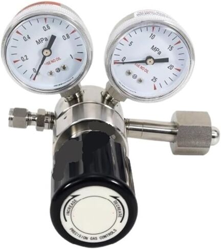 316 stainless steel double gauge pressure reducing valve stainless steel pressure reducer(大表25MPA*2.5MPA) in Kuwait