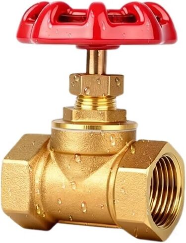 Brass stop valve water pipe valve main valve switch water DN20 6 points heavy duty(DN40 1.5寸) in Saudi Arabia