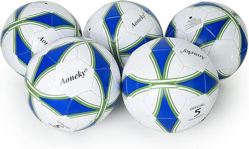 Aoneky Size 5 Traditional Soccer Ball - Ball Ships Deflated - Pump not Included in Saudi Arabia