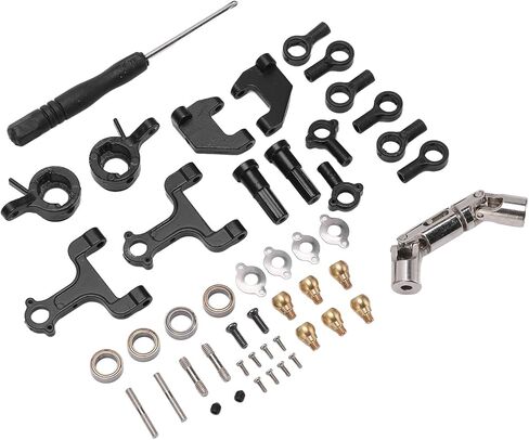 Metal RC Swing Arm Steering Kit Drive Shaft for WPL D12 D42 D Series Remote Control Car in Kuwait