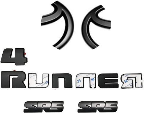 Overlay Blackout Emblems Compatible with 2010-2022 2023 2024 2025 (3 pcs) in Kuwait