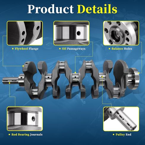 G4KJ 2.4L Engine Rebuild Kit for Kia Optima Sportage Sorento 2011-2020, for Hyundai Sonata Tucson Santa Fe 2011-2019, Includes Crankshaft Pistons Rods Bearings Gaskets in Kuwait