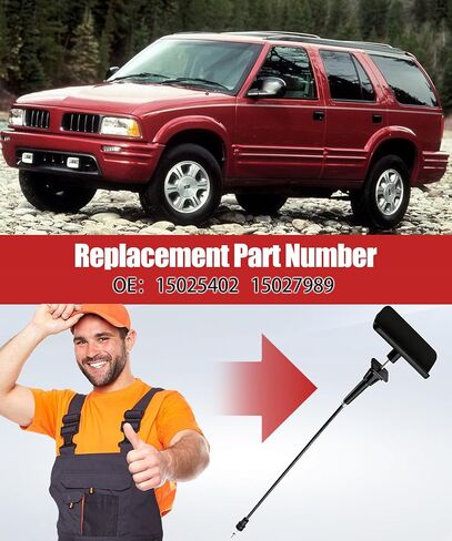 15025402 Parking Brake Release Handle Fits for Chevrolet S10/GMC Sonoma 1995-2004,Chevrolet Blazer/GMC Jimmy 1995-2005,Oldsmobile Bravada 1996-1997,Replaces 15027989 in Saudi Arabia