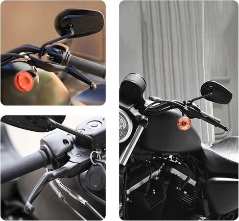 Motorcycle Hand Brake Clutch Lever Kits for Harley Sportster Iron 883 1200 2014-2023 Brake and Clutch Set Lever Replacement Parts (Black) in Kuwait