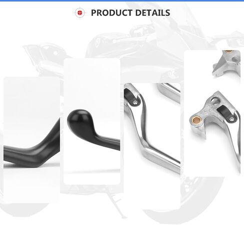 Motorcycle Hand Brake Clutch Lever Kits for Harley Sportster Iron 883 1200 2014-2023 Brake and Clutch Set Lever Replacement Parts (Black) in Kuwait