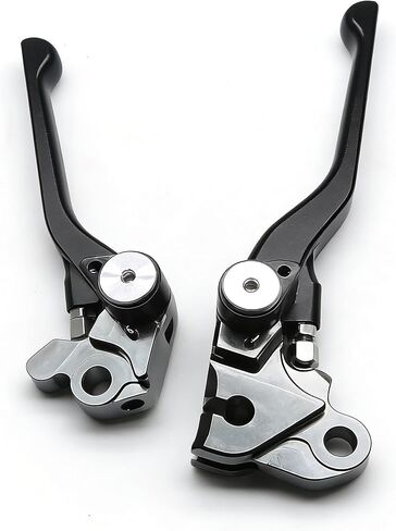 MZS Dirt Bike Pivot Brake Clutch Levers Compatible with CRF125F CRF125FB CRF 125F 2014-2026, Adjustable Foldable Motorcycle Lever Handle CNC Black in Kuwait