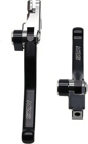 MZS Dirt Bike Pivot Brake Clutch Levers Compatible with CRF125F CRF125FB CRF 125F 2014-2026, Adjustable Foldable Motorcycle Lever Handle CNC Black in Kuwait