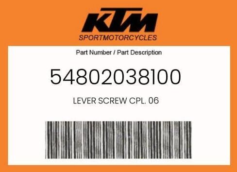 KTM حقيقية رافعة المسمار العريف. 06-54802038100 in Kuwait