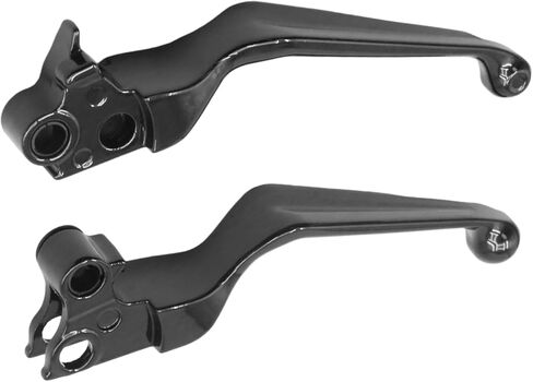 ‎2 Pcs 43040 Black Brake Lever Hand Lever and Clutch Lever, Replacement for Harley Davidson Sportster 883 1200 1996-2003, Replacement for Softail 1996-2014 Fat Boy 1996-2010 in Kuwait