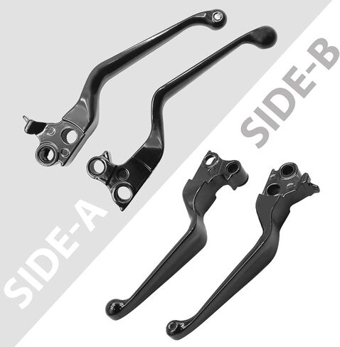 ‎2 Pcs 43040 Black Brake Lever Hand Lever and Clutch Lever, Replacement for Harley Davidson Sportster 883 1200 1996-2003, Replacement for Softail 1996-2014 Fat Boy 1996-2010 in Kuwait