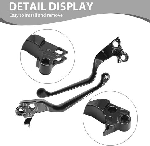 ‎2 Pcs 43040 Black Brake Lever Hand Lever and Clutch Lever, Replacement for Harley Davidson Sportster 883 1200 1996-2003, Replacement for Softail 1996-2014 Fat Boy 1996-2010 in Kuwait