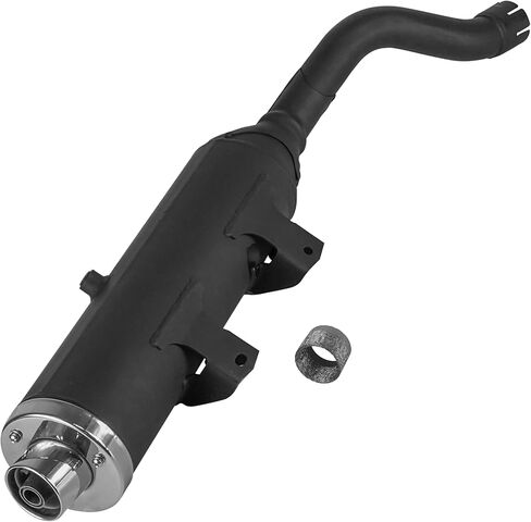 Caltric Exhaust Muffler with Gasket Compatible with Yamaha YFZ450 2004-2009 / 5TG-14711-01-00 5TG-14711-00-00 in Kuwait