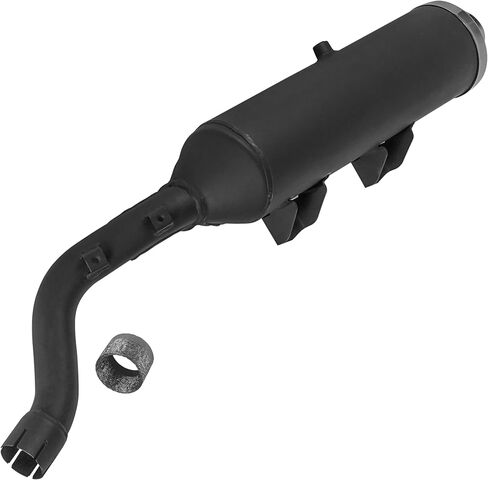 Caltric Exhaust Muffler with Gasket Compatible with Yamaha YFZ450 2004-2009 / 5TG-14711-01-00 5TG-14711-00-00 in Kuwait