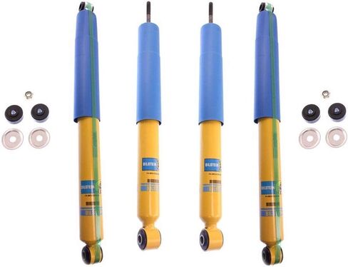 Bilstein 24-185172 24-188036 4600 Series Set of Front & Rear Shocks fit 1994 2002 Dodge Ram 2500 3500 4WD - Monotube Design in Kuwait