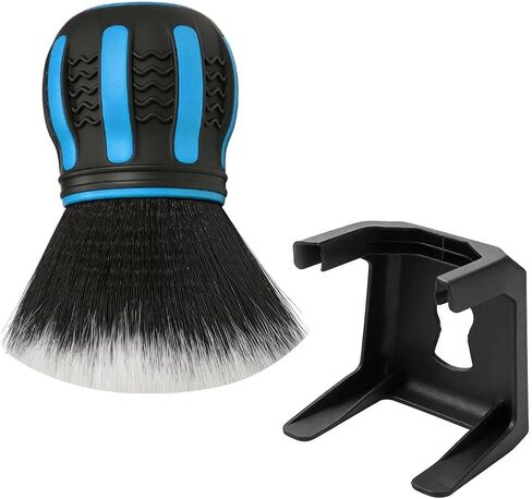Car Detailing Brush, Ultra Soft Vehicle Handle Synthetic Brush with Storage Rack, Automotive Interior Dusting Cleaning Tool for Air Conditioner Vents Dashboard, Universal Fit (Blue) in Saudi Arabia