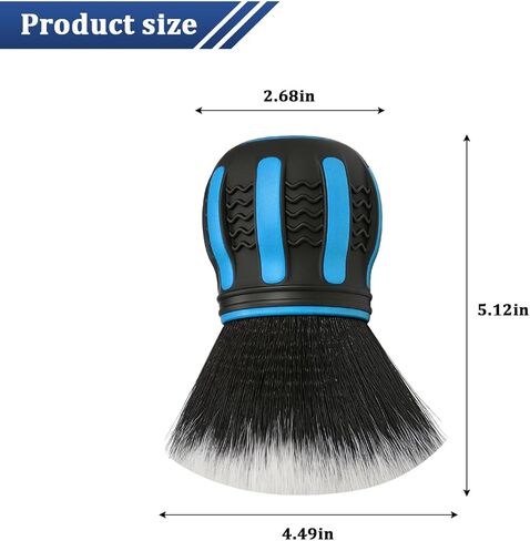 Car Detailing Brush, Ultra Soft Vehicle Handle Synthetic Brush with Storage Rack, Automotive Interior Dusting Cleaning Tool for Air Conditioner Vents Dashboard, Universal Fit (Blue) in Saudi Arabia