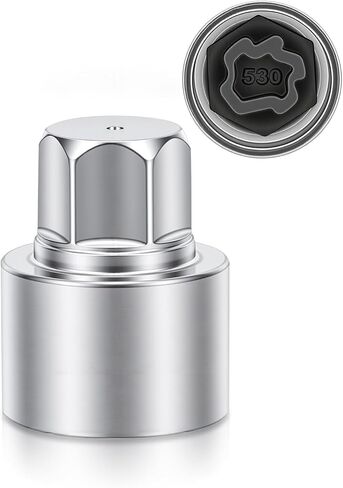 524 Wheel Lock Key - Locking Lug Nut Removal Tool Compatible with Vw Vag Volkswagen, Anti Theft Wheel Socket for Quick Removal of Locking Lug Nuts (Socket 524) in Saudi Arabia