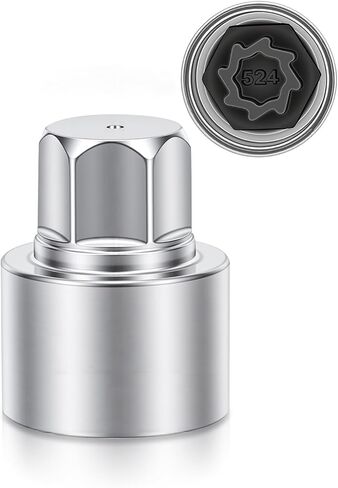 524 Wheel Lock Key - Locking Lug Nut Removal Tool Compatible with Vw Vag Volkswagen, Anti Theft Wheel Socket for Quick Removal of Locking Lug Nuts (Socket 524) in Saudi Arabia