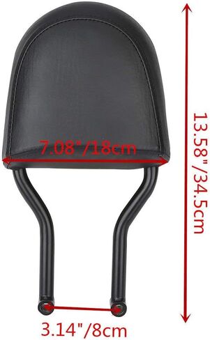 Sissy Bar Backrest Two Up Luggage Rack w/Docking Hardware Fit for 2015-2020 Harley Davidson Street 500 XG500/750 XG750 in Kuwait