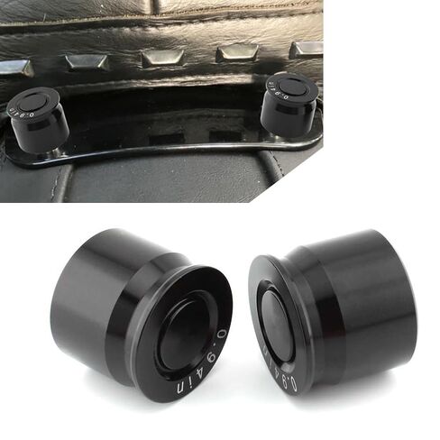 LIRU 2pcs Solo Seat Nuts Alluminum Mounting Bolt Nuts 1/4"-20 Thread for Harley Fat Boy Road Glide for Road King for Softail Ultra Classic Ultra Limited Low Rider(Black) in Kuwait