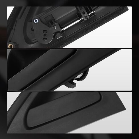 A-Premium Rear Right Passenger Side Exterior Door Handle Compatible with Chevrolet Spark 2016-2021 1.4L, Textured Black, Replace# 95103665 in Kuwait