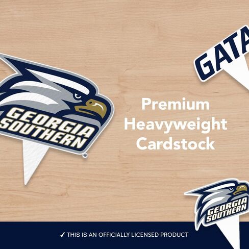Desert Cactus Georgia Southern University Cupcake Topper and Cake Toppers Set - GSU Eagles 25 Pcs Food Party Supplies, Decorations, Graduation and Game Day in Kuwait