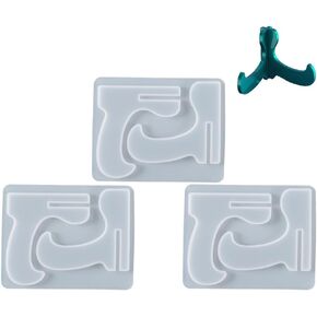 Angoily Silicone Mobile Phone Holder Mold 3.46X2.76 Inch DIY Resin Phone Stand Mold for Crystal Epoxy Art Display Mini Easel Frame Crafting in Kuwait