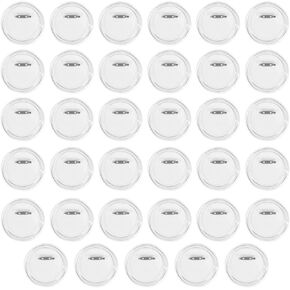 35 Pcs 3 inch Button Badge Clear Button Pin Acrylic Design Badges Kit for DIY Crafts and Craft Activities in Saudi Arabia