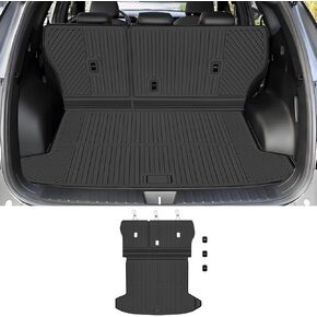 Cargo Mat Compatible with Tucson 2022 2023 2024 2025 2026 Trunk Mat with Backrest Liner TPE Cargo Liner Back Seat Cover Replacement for 2022-2026 Tucson Accessories in Saudi Arabia