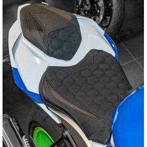 Complete Seat for Ninja ZX-10R ZX-10RR 2021-2024 2025 ZX10R ZX10RR Front Rider Rear Passenger Saddle Cushion, One Set-Green in Saudi Arabia