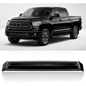 Front Upper Hood Bulge Molding Grille Trim Compatible with 2014-2021 Toyota Tundra Hood Scoop Grill Trim Hood Molding Replacement for 76180-0C030 (Chrome) in Saudi Arabia
