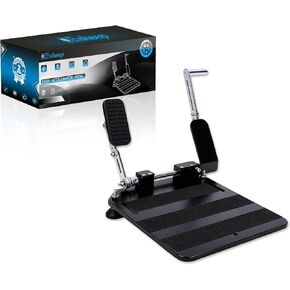 Portable Left Foot Accelerator Pedal for Most Handicap Amputee Disabled Injured Stroke Drivers,Quick Release & Footrest, All-Metal Split Design in Saudi Arabia