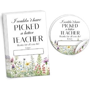 Teacher Gift Tags, 40 Pcs Thank You Tags, Teacher Appreciation Gift Stickers, Envelopes, Sealing Stickers Present Packaging Boxe A06 in Saudi Arabia