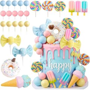 25Pcs Candy Cake Topper Candy Cake Decoration for Baby Shower Party Supplies in Saudi Arabia