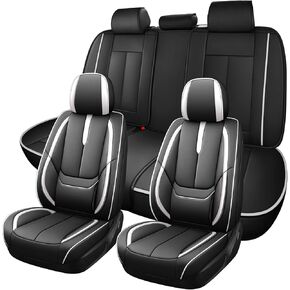 Car Seat Cover for Buick Regal 2011-2017,Premium Faux Leather Seat Cover | Breathable Waterproof Sports Drive in Style,Easy to Install Seat Covers (Full Set/Black) in Saudi Arabia