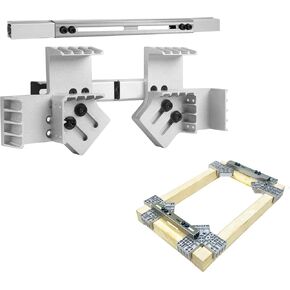 Aluminum Framing Spacing Tool Set - Adjustable 12-16 on Center framing Tool and 16-24in Stud Spacing, Stud Framing Tool for Walls, Roofs, Floors or Ladders Stud Layout Tools in Saudi Arabia