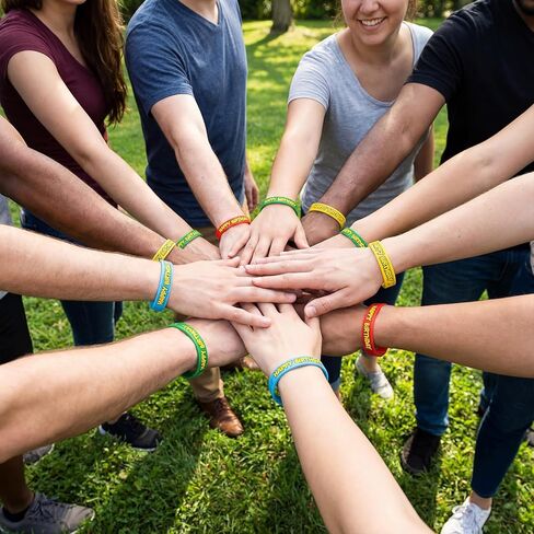 24 Pcs Cartoon Animation Party Favors Happy Birthday Bracelet Decorations 6 Styles Silicone Wristband Bulk for Cartoon Theme Birthday Party Supplies in Kuwait
