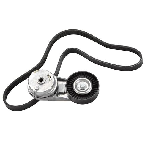 binopoly Serpentine Belt Drive Component Kit Without Belt Fit for 2004-2012 Chevy Classic Cobalt HHR Malibu Orlando,Oldsmobile Alero,Pontiac G5 Grand Am,Saab 9-3,Saturn Ion L-Series in Kuwait
