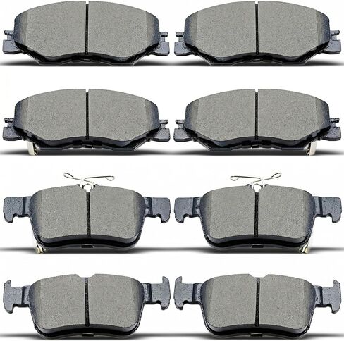 D1878 D2185 8pcs Front Rear Ceramic Brake Pads Sets Fit For 2022-2024 For Honda Civic LX/Sport/EX/EX-L/Sport Touring/Touring in Kuwait