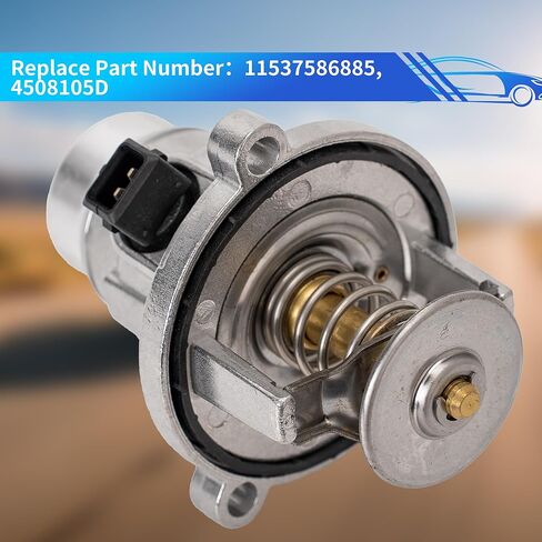 مجموعة مبيت منظم حرارة مبرد المحرك مع حشية 11537586885 لسيارات BMW X5 545i 550i 650i 745i 750i 760i GT xDrive M2 M3 M4 M5 M6 M8 X3 X4 X6 يستبدل 902-817 11537502779 902817 11530150976 in Kuwait