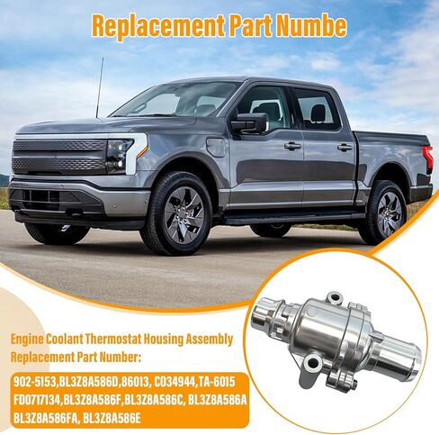 902-5153 Engine Coolant Thermostat Housing Assembly BL3Z8A586D Compatible with Ford F-150 5.0L V8 2011-2022 Compatible with Lobo 2011-2022 Compatible with Lincoln Mark LT 2011-2014 86013 CO34944 in Saudi Arabia