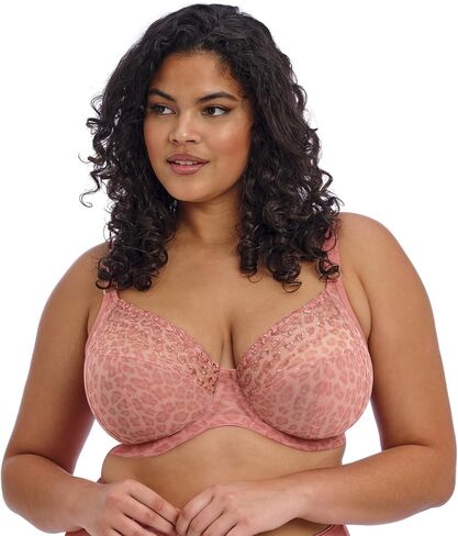 Elomi Matilda Underwire Plunge Bra Rose Leo 38E (US 38DDD) in Saudi Arabia