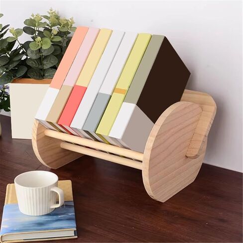 Bookshelf Nordic Creativity Wooden Small Sofa Bookshelf Tabletop Inclined Organizer Rack for Living Room Home Office in Saudi Arabia