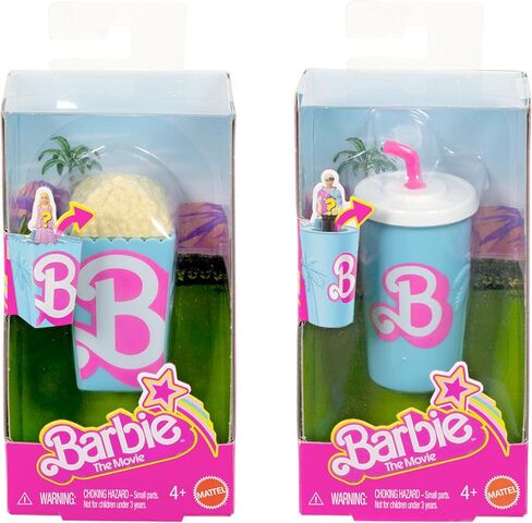 Barbie Mattel The Movie Mini BarbieLand Dolls Popcorn/Soda Collection in Kuwait